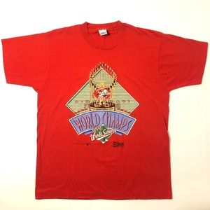 1990 Vintage Cincinatti Reds World Champs T-Shirt
